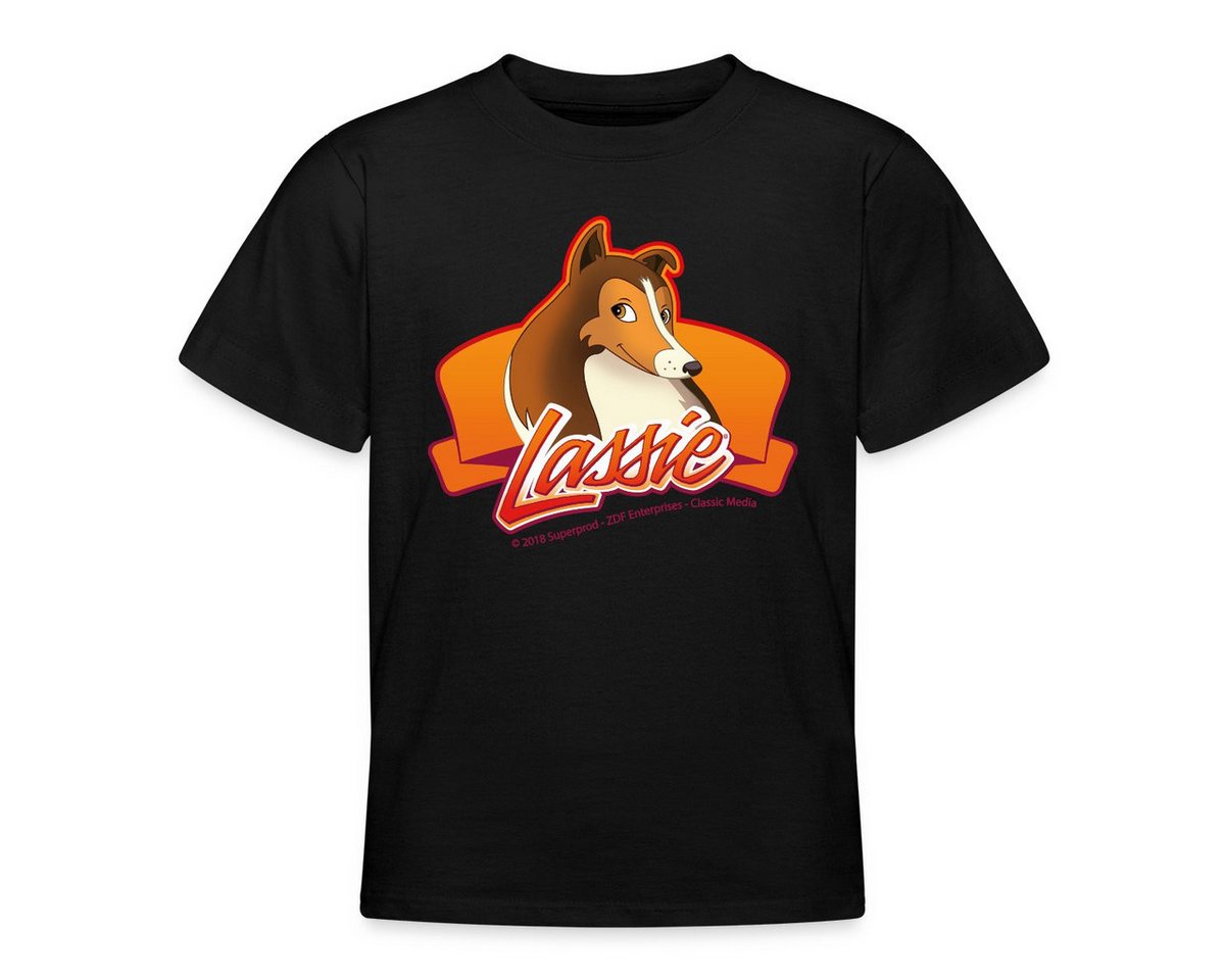 Spreadshirt T-Shirt Lassie Logo Teenager T-Shirt (1-tlg) von Spreadshirt