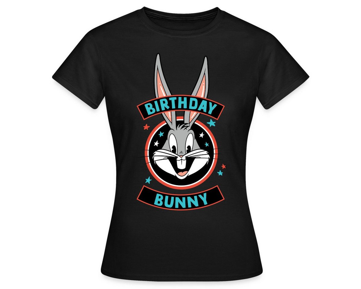 Spreadshirt T-Shirt Looney Tunes Bugs Bunny Geburtstag Birthday Bunny Frauen T-Shirt (1-tlg) von Spreadshirt