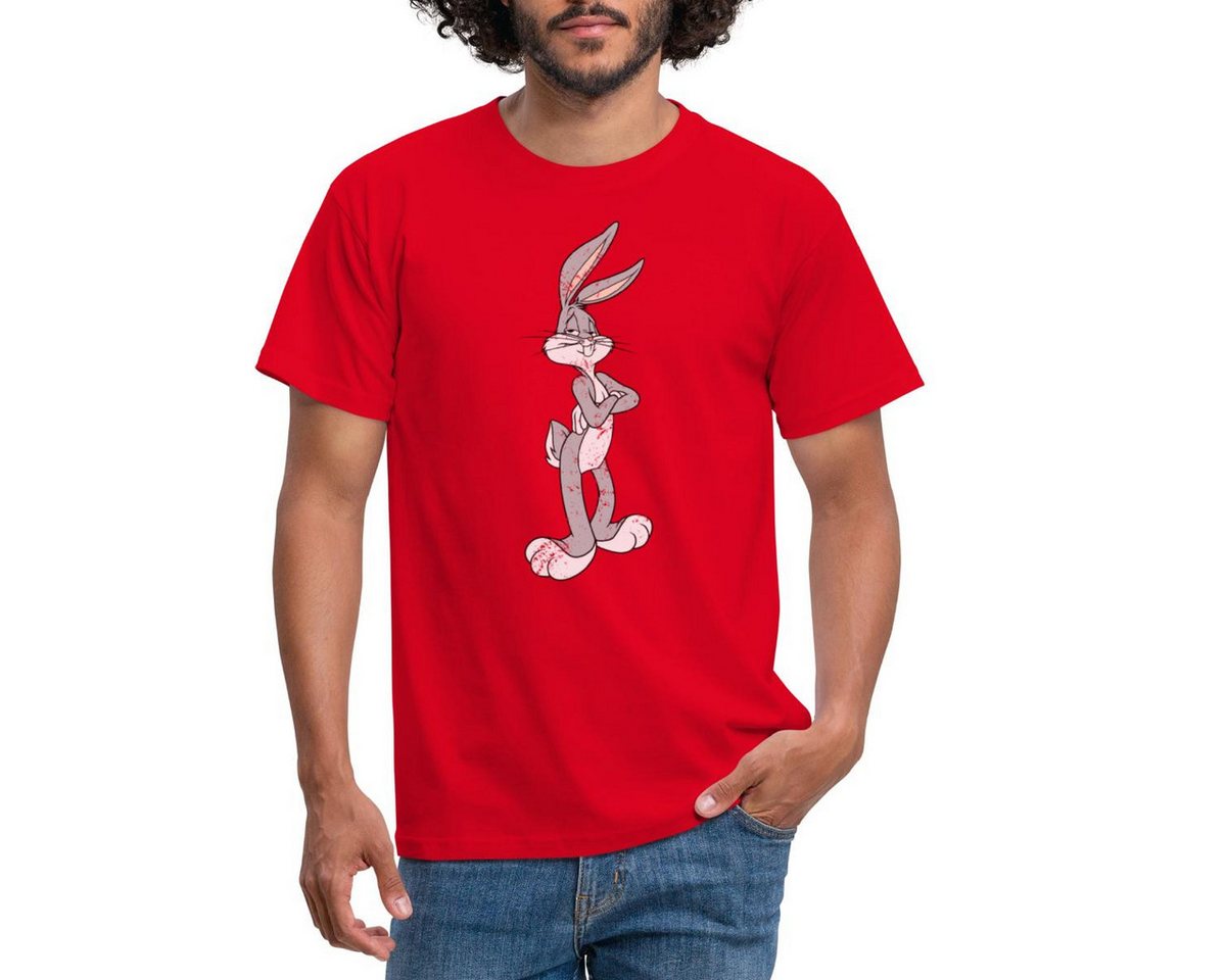 Spreadshirt T-Shirt Looney Tunes Bugs Bunny Vintage Pose Männer T-Shirt (1-tlg) von Spreadshirt