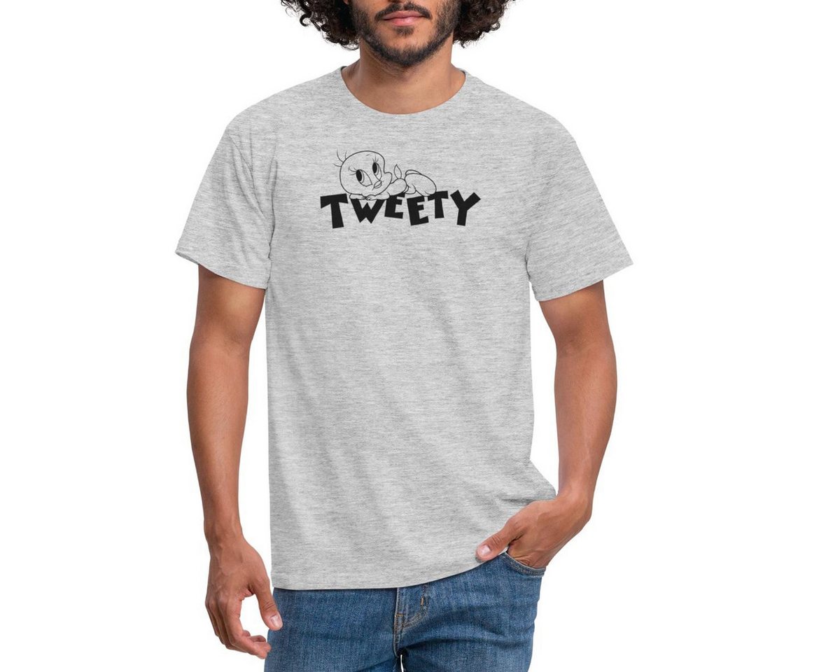 Spreadshirt T-Shirt Looney Tunes Tweety Ausmalmotiv Männer T-Shirt (1-tlg) von Spreadshirt