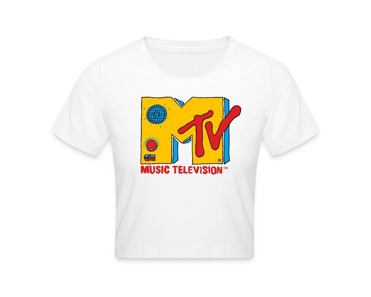 Spreadshirt T-Shirt MTV Music Television Radio-Logo Crop T-Shirt (1-tlg) von Spreadshirt