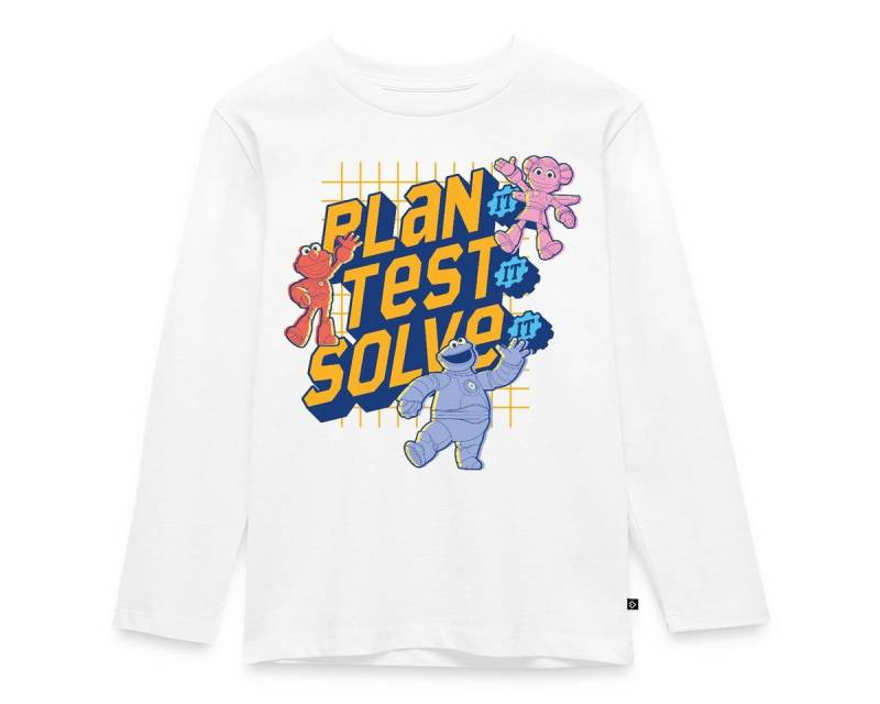 Spreadshirt T-Shirt Mecha Builders Team Plan It Solve It Kinder Premium Langarmshirt (1-tlg) von Spreadshirt