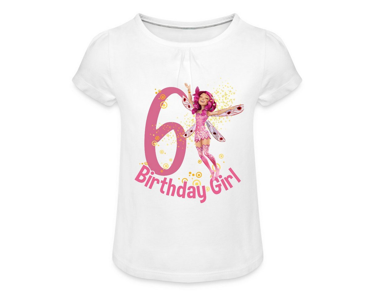 Spreadshirt T-Shirt Mia and Me 6. Geburtstag Geburtstagsgeschenk Mädchen T-Shirt mit Raffu (1-tlg) von Spreadshirt