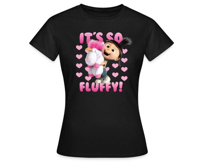 Spreadshirt T-Shirt Minions Agnes Mit Einhorn Despicable Me Frauen T-Shirt (1-tlg) von Spreadshirt