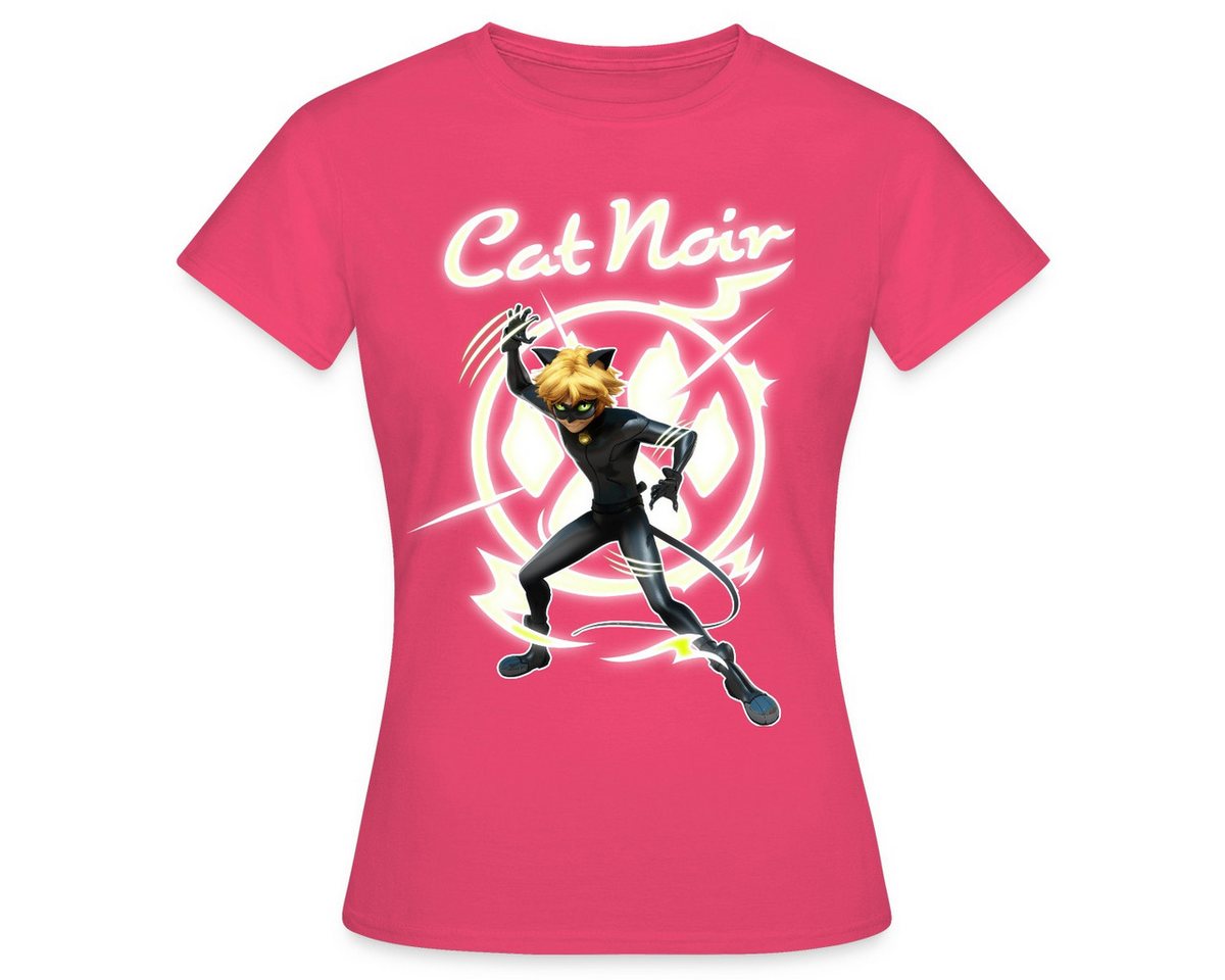 Spreadshirt T-Shirt Miraculous Cat Noir Adrien Superheld Frauen T-Shirt (1-tlg) von Spreadshirt
