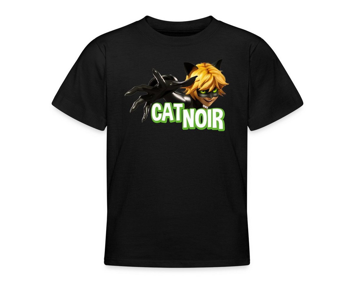 Spreadshirt T-Shirt Miraculous Cat Noir Adrien Teenager T-Shirt (1-tlg) von Spreadshirt