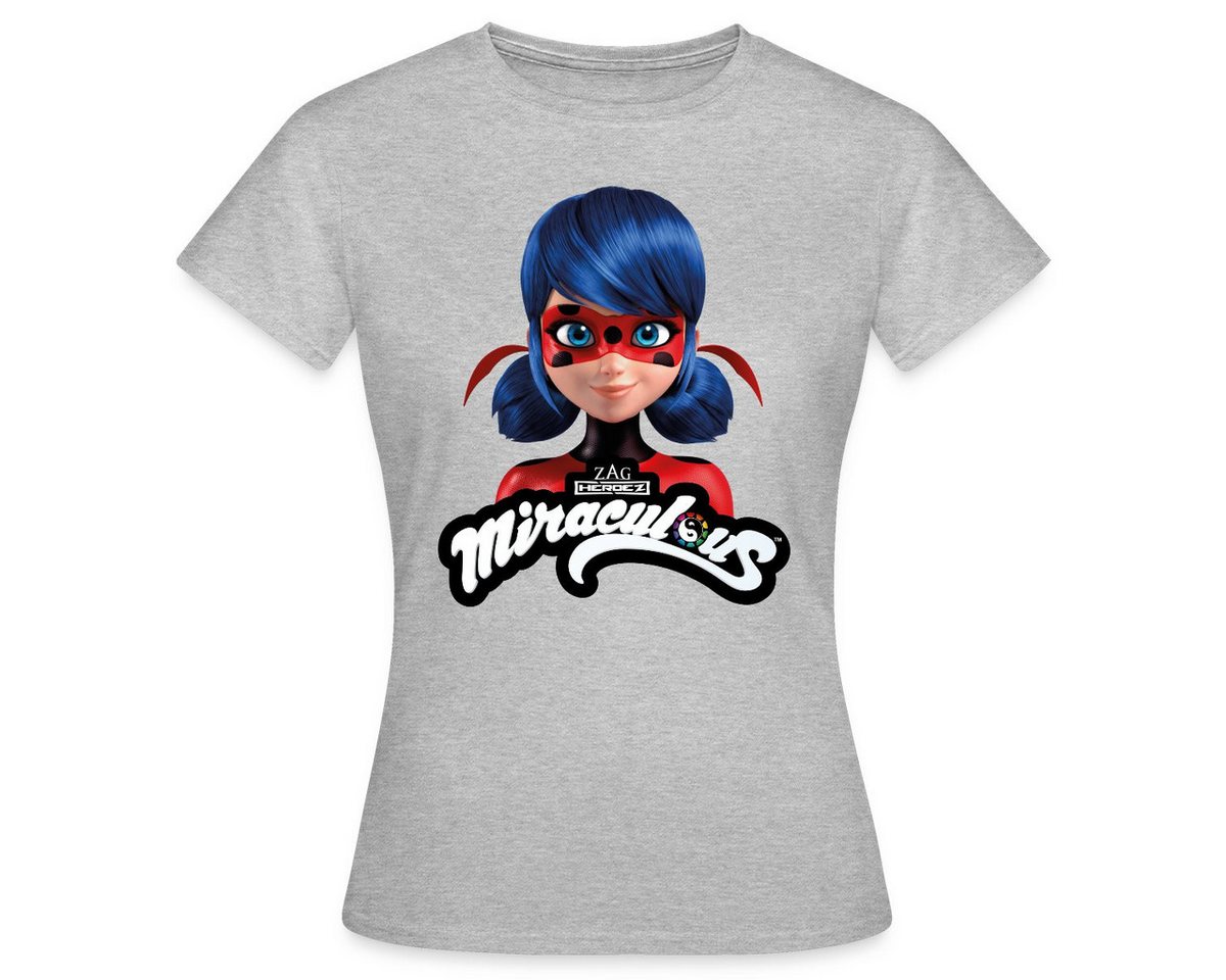 Spreadshirt T-Shirt Miraculous Ladybug Mit Logo Frauen T-Shirt (1-tlg) von Spreadshirt