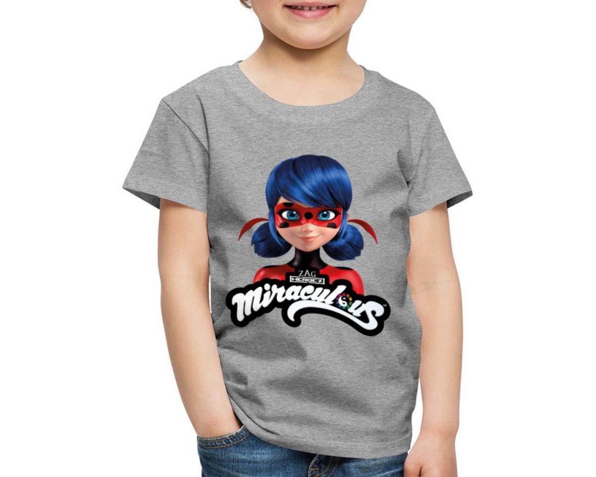 Spreadshirt T-Shirt Miraculous Ladybug Mit Logo Kinder Premium T-Shirt (1-tlg) von Spreadshirt