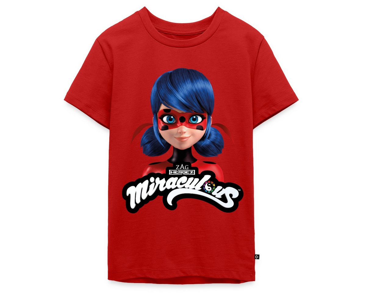 Spreadshirt T-Shirt Miraculous Ladybug Mit Logo Teenager Premium T-Shirt (1-tlg) von Spreadshirt