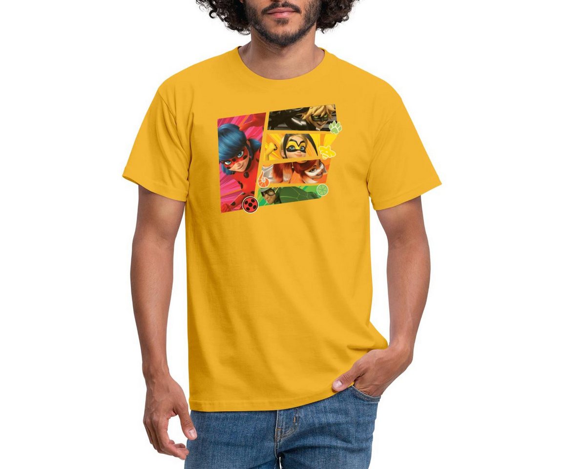 Spreadshirt T-Shirt Miraculous Superhelden Männer T-Shirt (1-tlg) von Spreadshirt