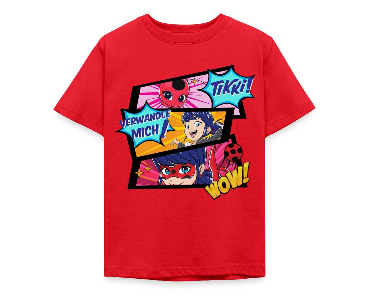 Spreadshirt T-Shirt Miraculous Tikki Verwandle Mich Spruch Kinder T-Shirt (1-tlg) von Spreadshirt