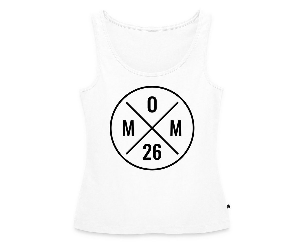 Spreadshirt T-Shirt Mom 2026 Modernes Mama Logo Schwangerschaft Frauen Premium Tank Top (1-tlg) von Spreadshirt