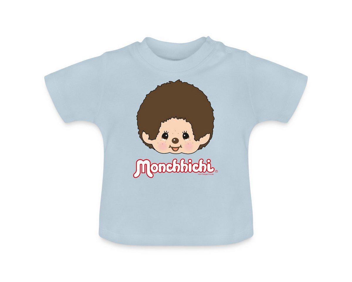 Spreadshirt T-Shirt Monchhichi Portrait Gesicht Baby Bio-T-Shirt mit Rundhals (1-tlg) von Spreadshirt