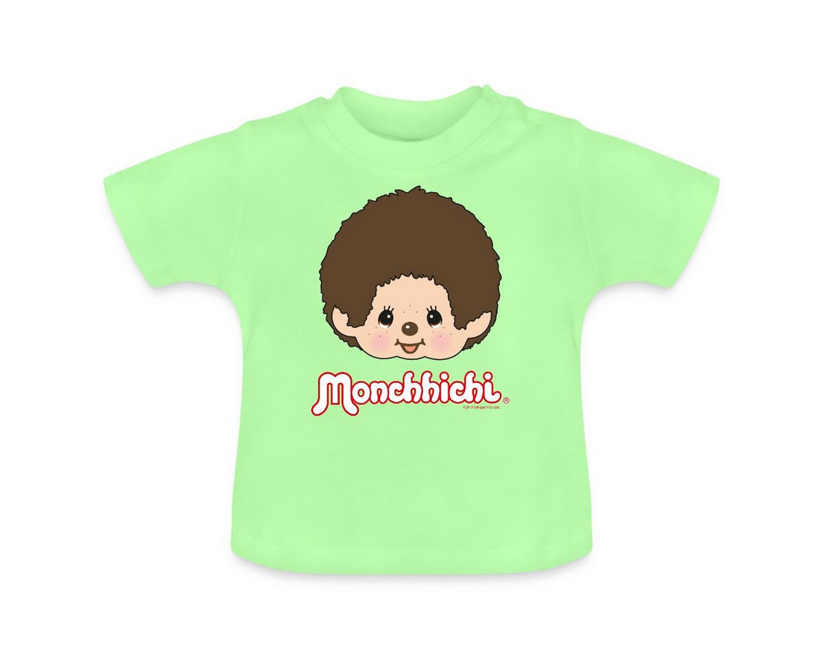 Spreadshirt T-Shirt Monchhichi Portrait Gesicht Baby Bio-T-Shirt mit Rundhals (1-tlg) von Spreadshirt