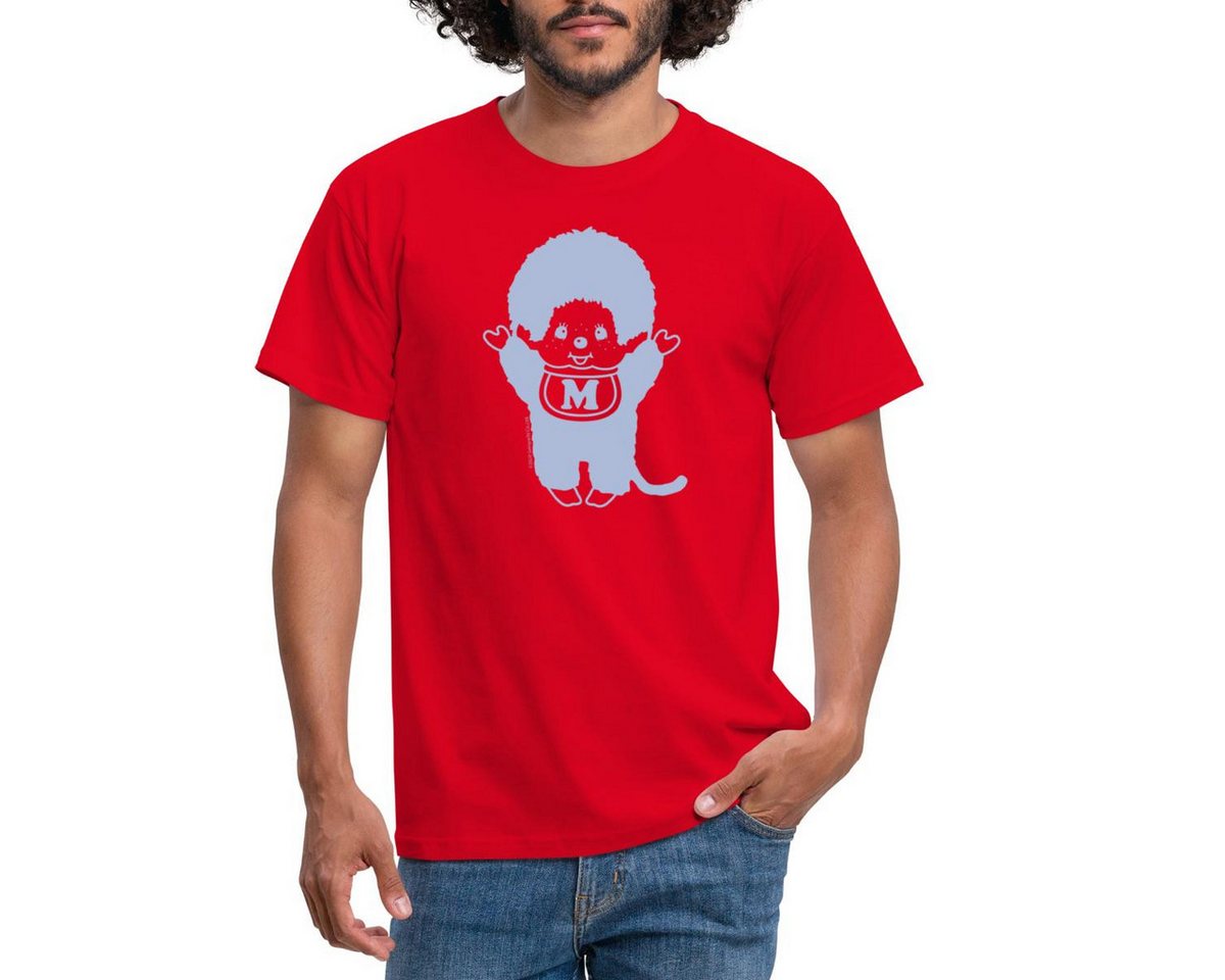 Spreadshirt T-Shirt Monchhichi pastell blau Männer T-Shirt (1-tlg) von Spreadshirt