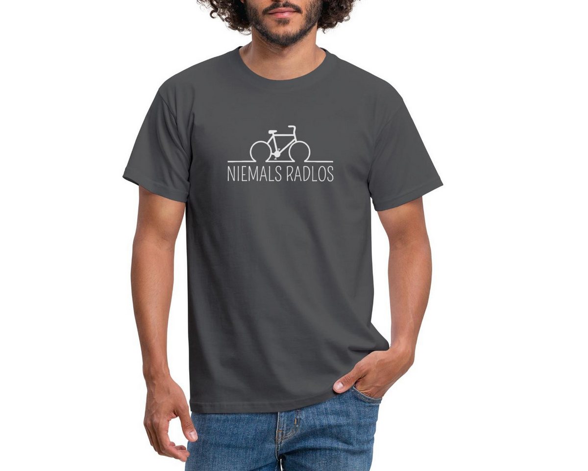 Spreadshirt T-Shirt Niemals Radlos Geschenk Fahrrad Radsport Bike Männer T-Shirt (1-tlg) von Spreadshirt
