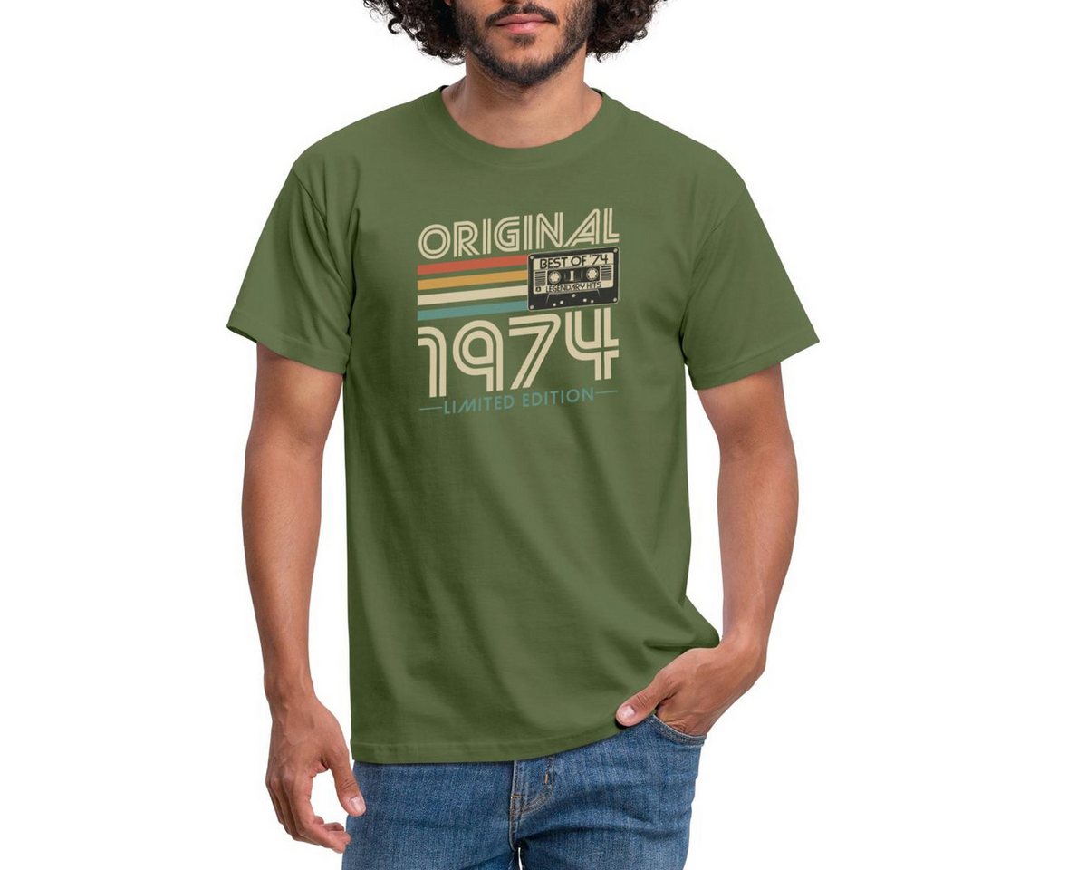 Spreadshirt T-Shirt Original 1974 Jahrgang Vintage Geburtstag Männer T-Shirt (1-tlg) von Spreadshirt