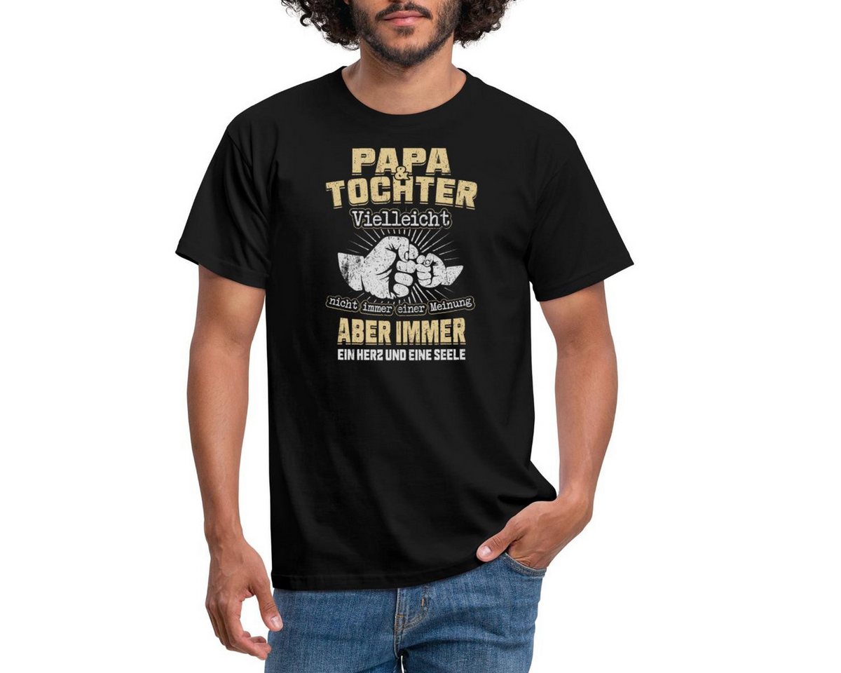 Spreadshirt T-Shirt Papa Und Tochter Ein Herz Und Eine Seele Vatertag Geschenk Männer T-Sh (1-tlg) von Spreadshirt