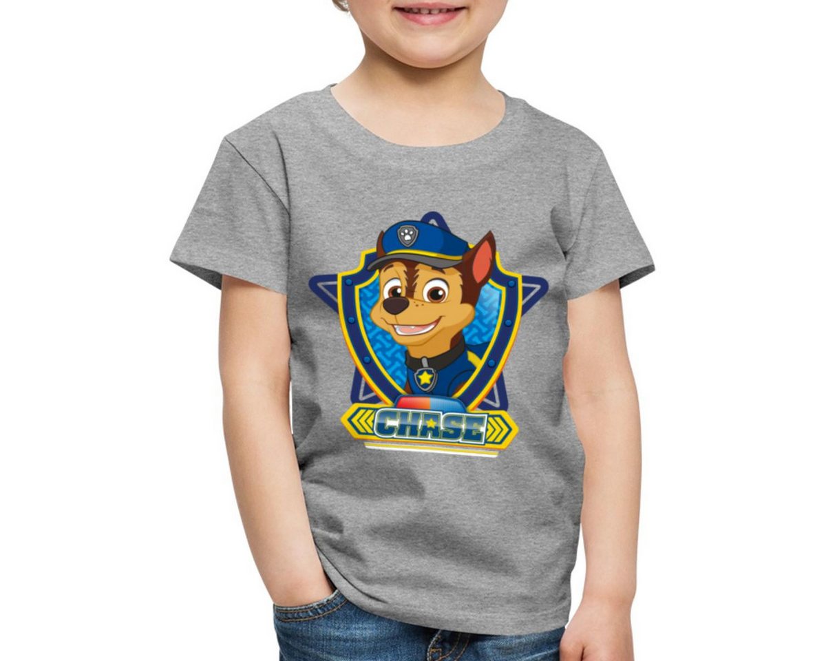 Spreadshirt T-Shirt Paw Patrol Chase Polizeihund Polizei Emblem Kinder Premium T-Shirt (1-tlg) von Spreadshirt