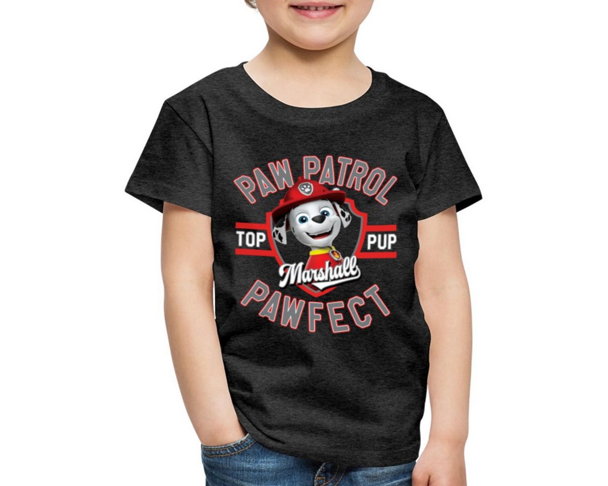 Spreadshirt T-Shirt Paw Patrol Marshall Pawfect Feuerwehrhund Kinder Premium T-Shirt (1-tlg) von Spreadshirt