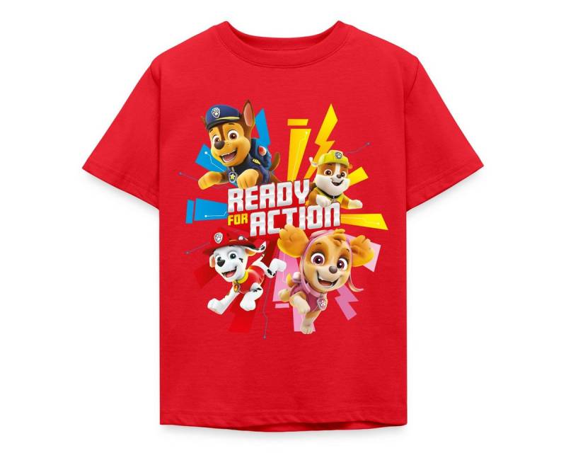 Spreadshirt T-Shirt Paw Patrol Ready For Action Spruch Kinder T-Shirt (1-tlg) von Spreadshirt