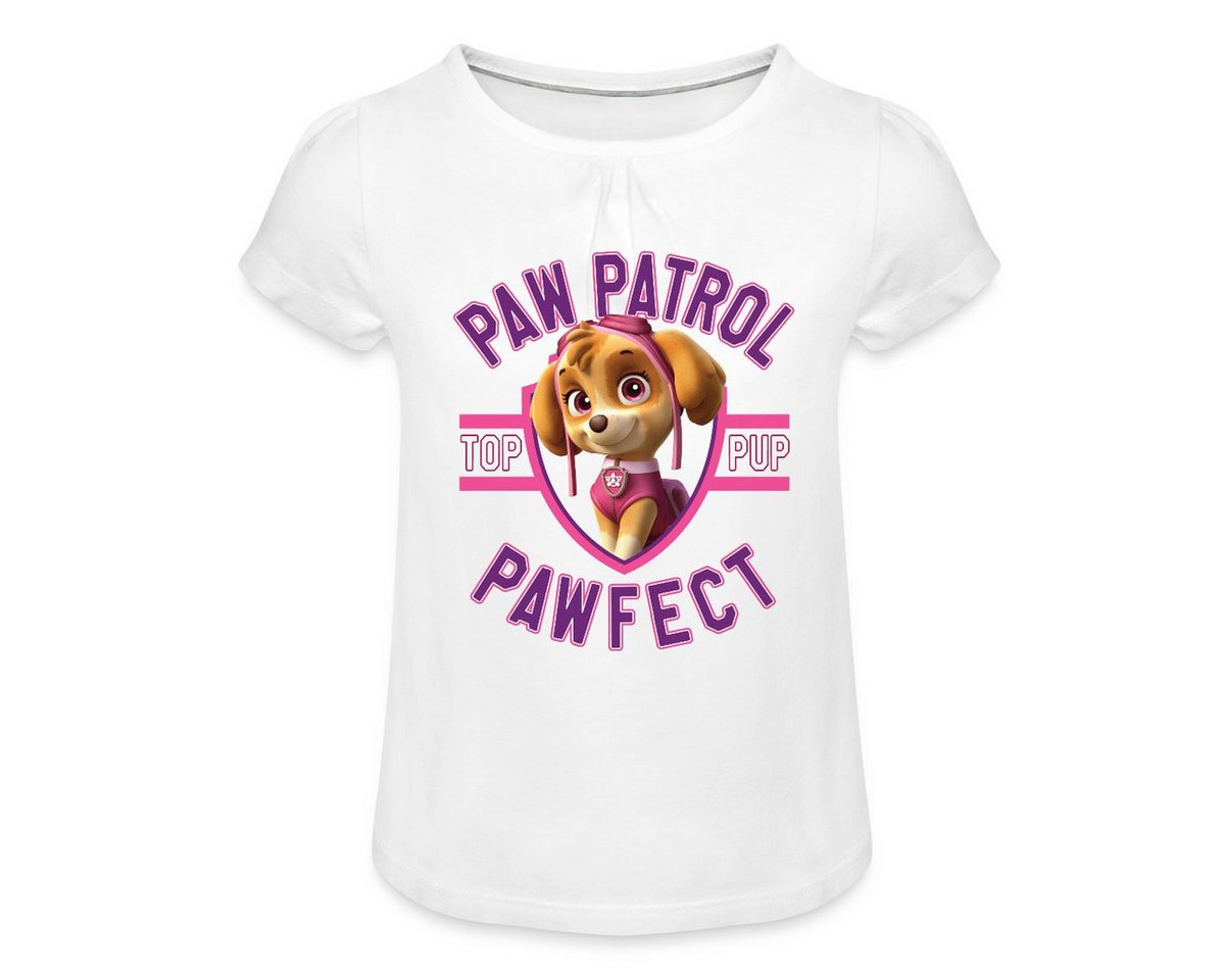 Spreadshirt T-Shirt Paw Patrol Skye Pawfect Mädchen T-Shirt mit Raffungen (1-tlg) von Spreadshirt