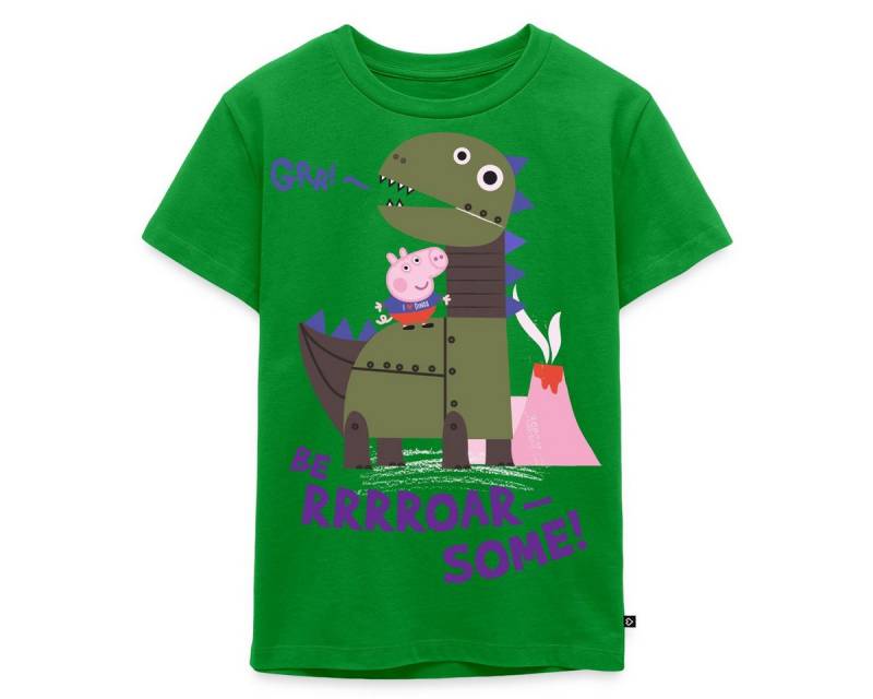 Spreadshirt T-Shirt Peppa Wutz Liebt Dinosaurier Roarsome Kinder Premium T-Shirt (1-tlg) von Spreadshirt