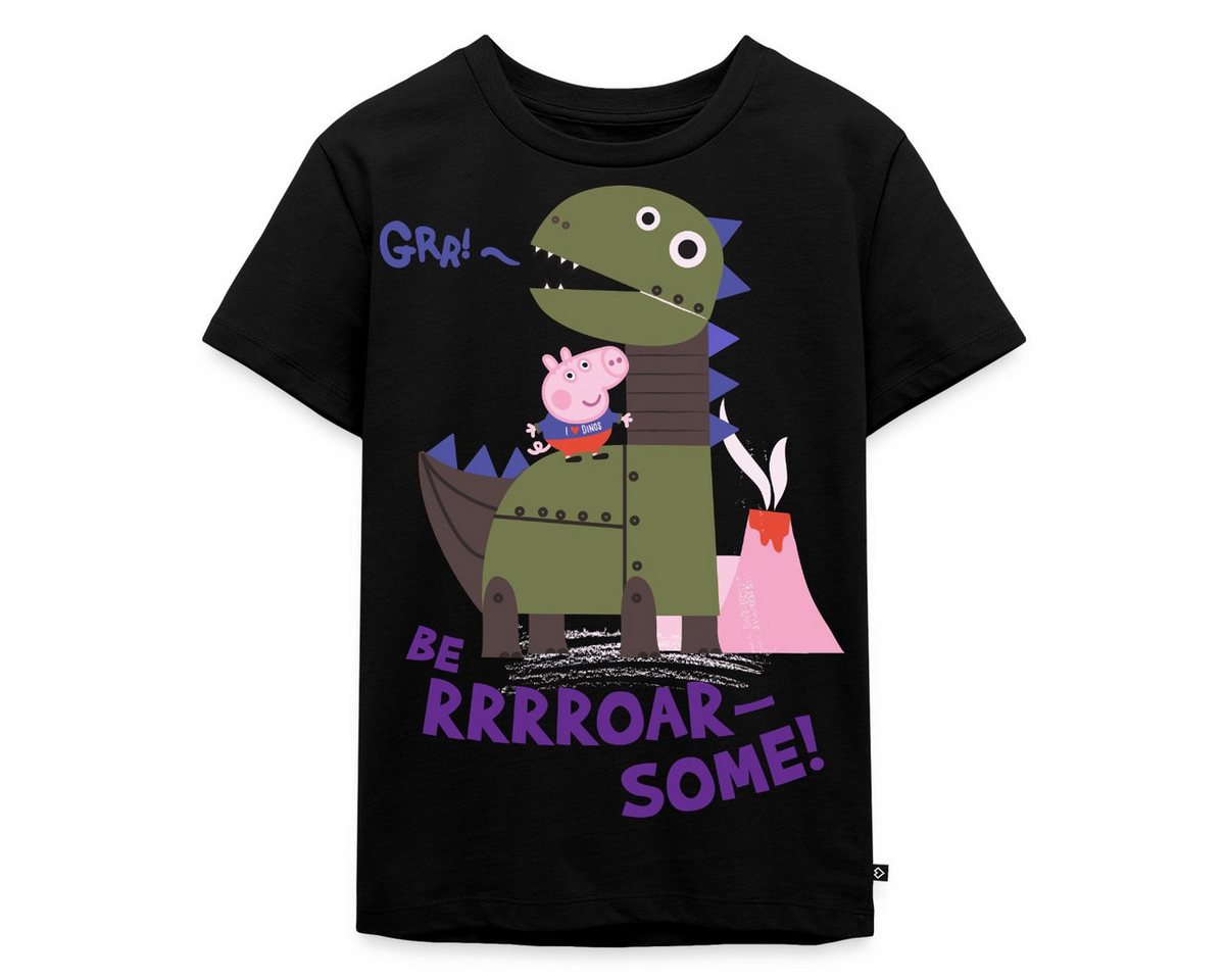 Spreadshirt T-Shirt Peppa Wutz Liebt Dinosaurier Roarsome Kinder Premium T-Shirt (1-tlg) von Spreadshirt