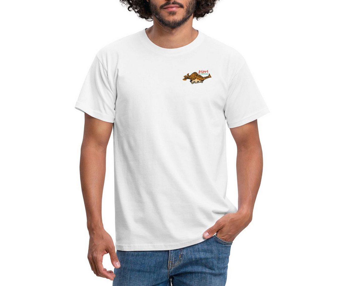 Spreadshirt T-Shirt Pippi Langstrumpf Auf Der Lauer Männer T-Shirt (1-tlg) von Spreadshirt