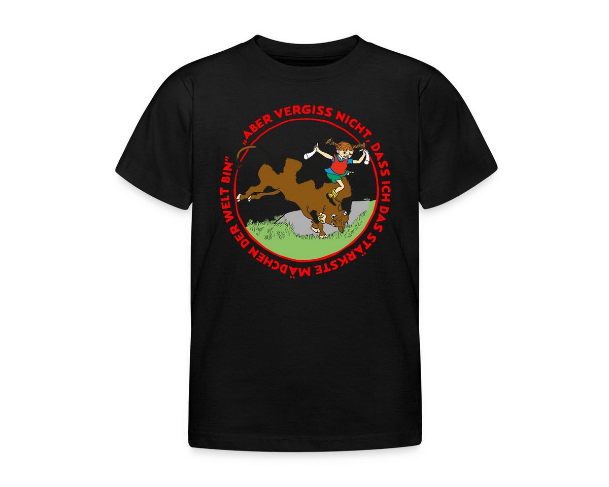 Spreadshirt T-Shirt Pippi Langstrumpf Das Stärkste Mädchen Der Welt Kinder T-Shirt (1-tlg) von Spreadshirt