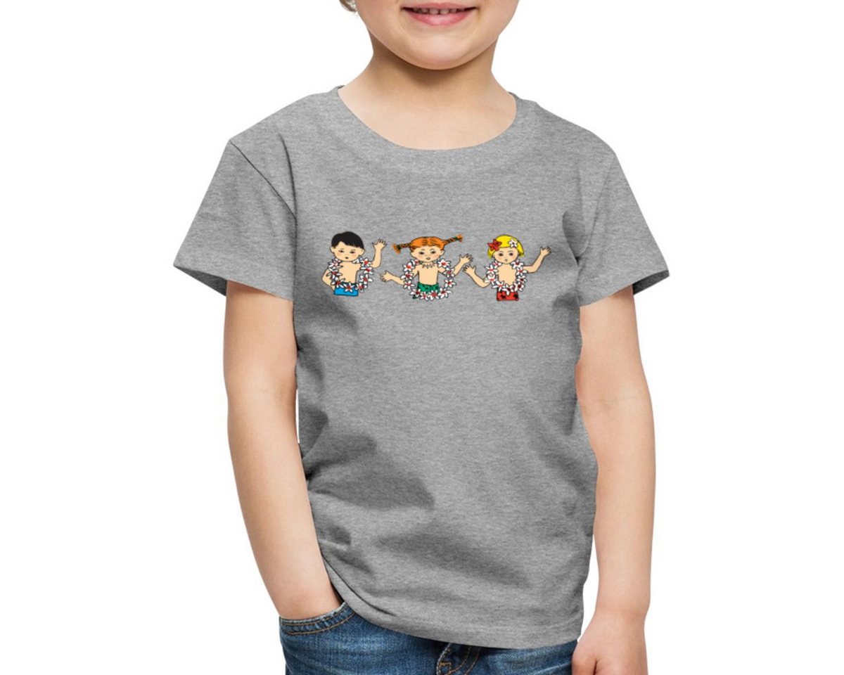 Spreadshirt T-Shirt Pippi Langstrumpf Mit Tommy Und Annika Kinder Premium T-Shirt (1-tlg) von Spreadshirt