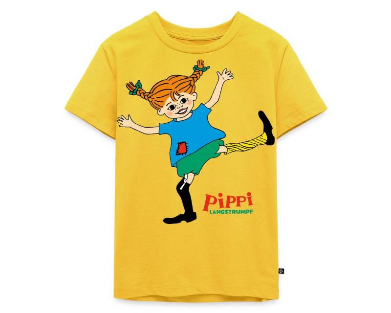 Spreadshirt T-Shirt Pippi Langstrumpf Pippi Tanzt Wie Es Ihr Gefällt Kinder Premium T-Shir (1-tlg) von Spreadshirt