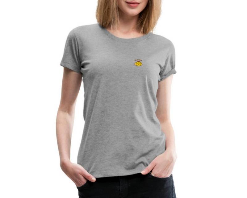 Spreadshirt T-Shirt Pompompurin Stick Portrait Frauen Premium T-Shirt (1-tlg) von Spreadshirt