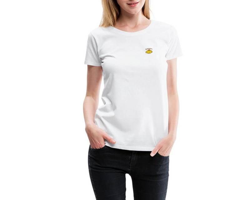 Spreadshirt T-Shirt Pompompurin Stick Portrait Frauen Premium T-Shirt (1-tlg) von Spreadshirt