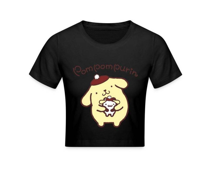 Spreadshirt T-Shirt Pompompurin & Muffin Verkleidet Crop Top (1-tlg) von Spreadshirt