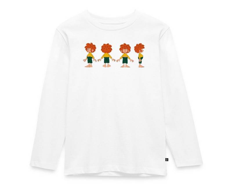 Spreadshirt T-Shirt Pumuckl Aus Verschiedenen Blickwinkeln Kinder Premium Langarmshirt (1-tlg) von Spreadshirt