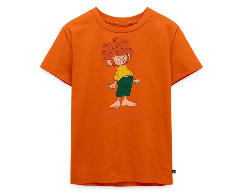 Spreadshirt T-Shirt Pumuckl Mit Frecher Pose Und Verschmitztem Lächeln Kinder Premium T-Sh (1-tlg) von Spreadshirt