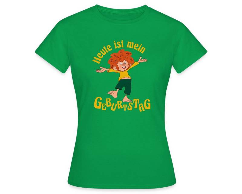 Spreadshirt T-Shirt Pumuckl Mit Spruch Heute ist Mein Geburtstag Frauen T-Shirt (1-tlg) von Spreadshirt