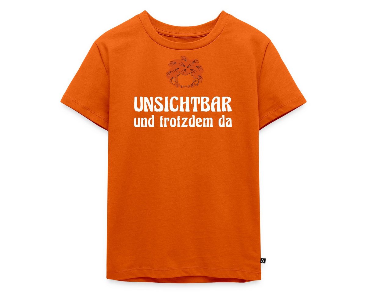 Spreadshirt T-Shirt Pumuckl Mit Spruch Unsichtbar Und Trotzdem Da Kinder Premium T-Shirt (1-tlg) von Spreadshirt