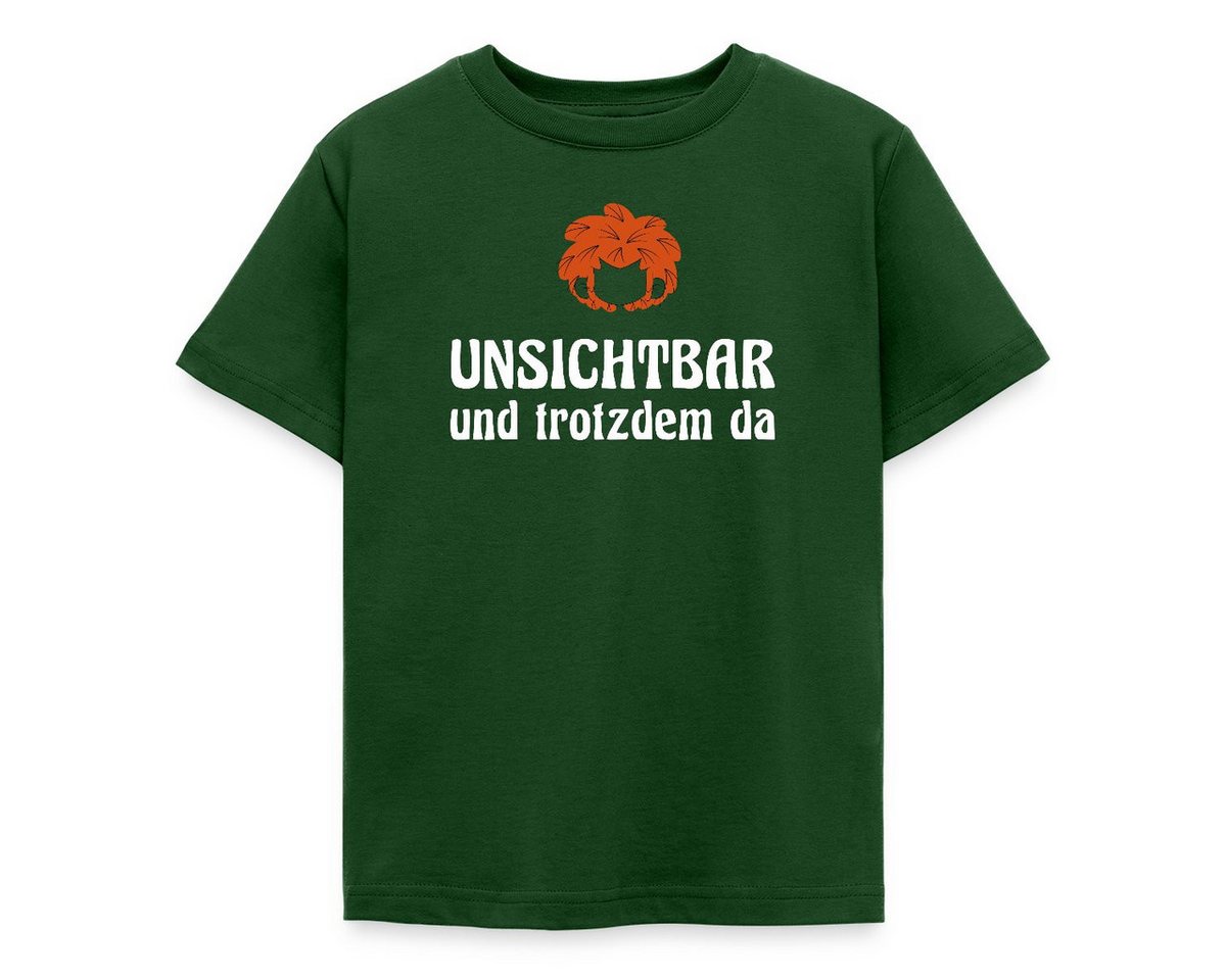 Spreadshirt T-Shirt Pumuckl Mit Spruch Unsichtbar Und Trotzdem Da Kinder T-Shirt (1-tlg) von Spreadshirt