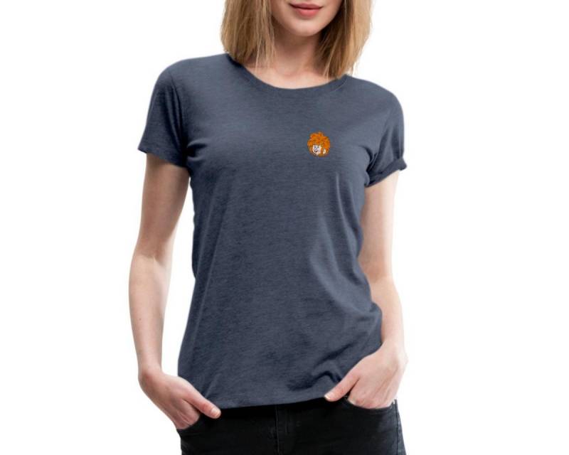 Spreadshirt T-Shirt Pumuckl Stickdesign Frauen Premium T-Shirt (1-tlg) von Spreadshirt