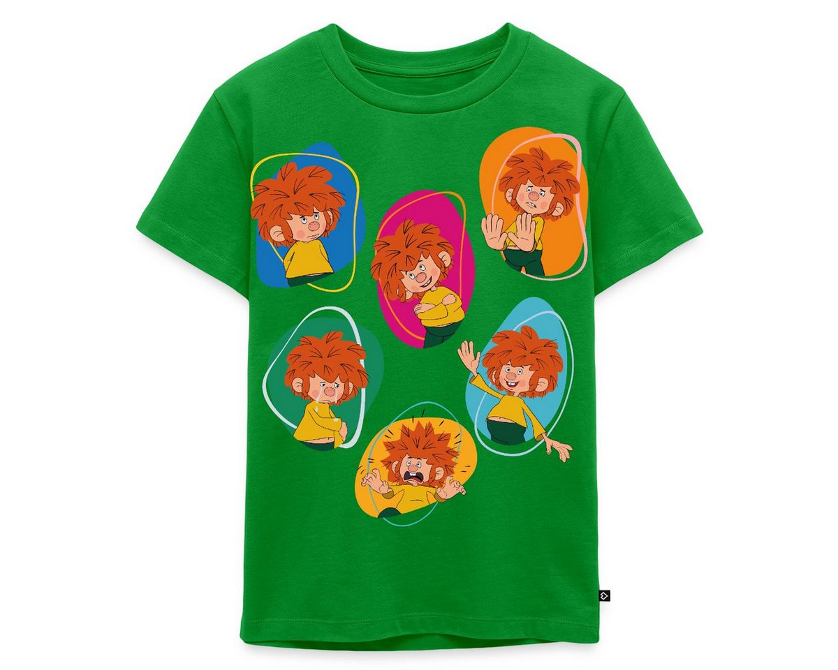 Spreadshirt T-Shirt Pumuckl Zeigt Verschiedene Emotionen Kinder Premium T-Shirt (1-tlg) von Spreadshirt
