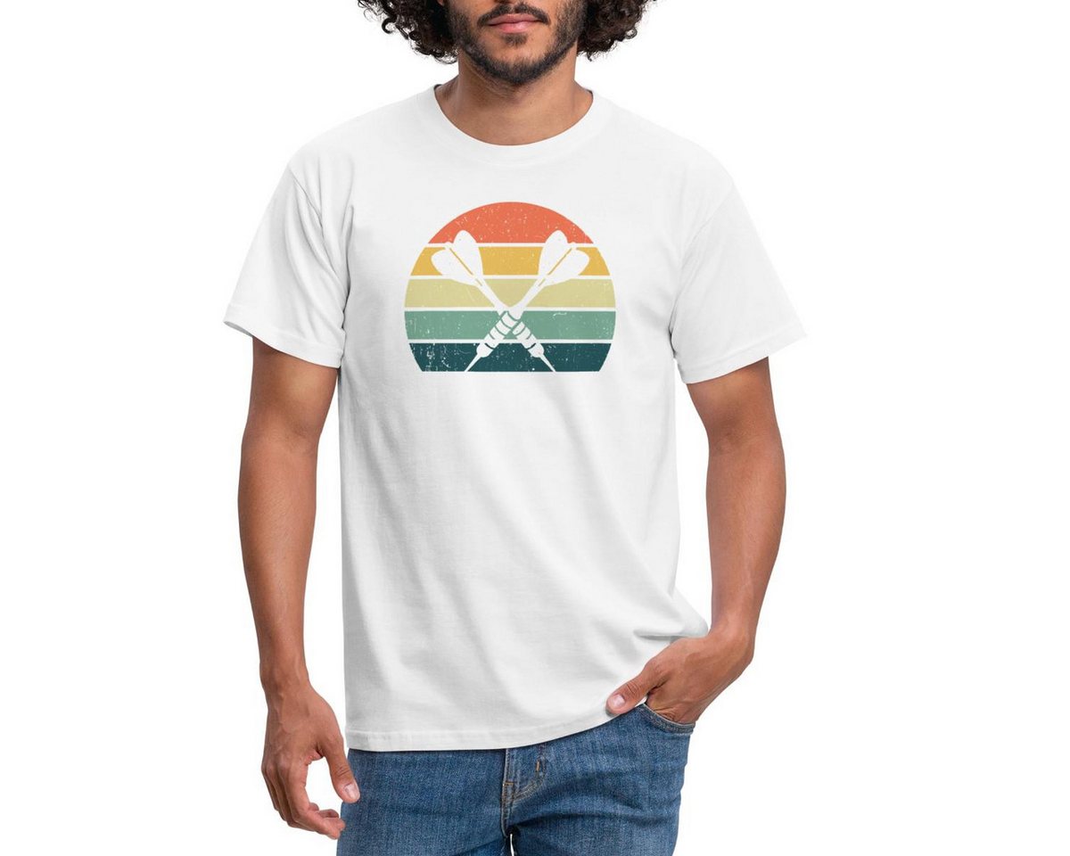 Spreadshirt T-Shirt Retro Dart Arrow Design Geschenk Männer T-Shirt (1-tlg) von Spreadshirt