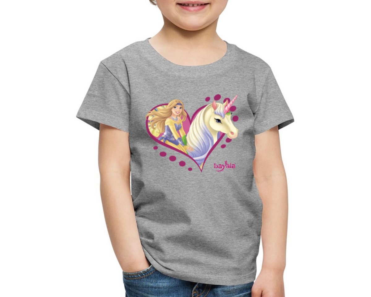 Spreadshirt T-Shirt Schleich Bayala Elfe Sera mit Blüten-Einhorn Kinder Premium T-Shirt (1-tlg) von Spreadshirt