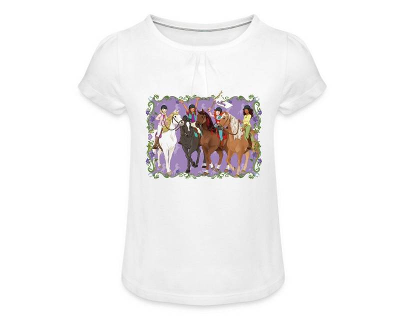 Spreadshirt T-Shirt Schleich Horse Club Lisa Sarah Sofia Hannah reiten Mädchen T-Shirt Twi (1-tlg) von Spreadshirt