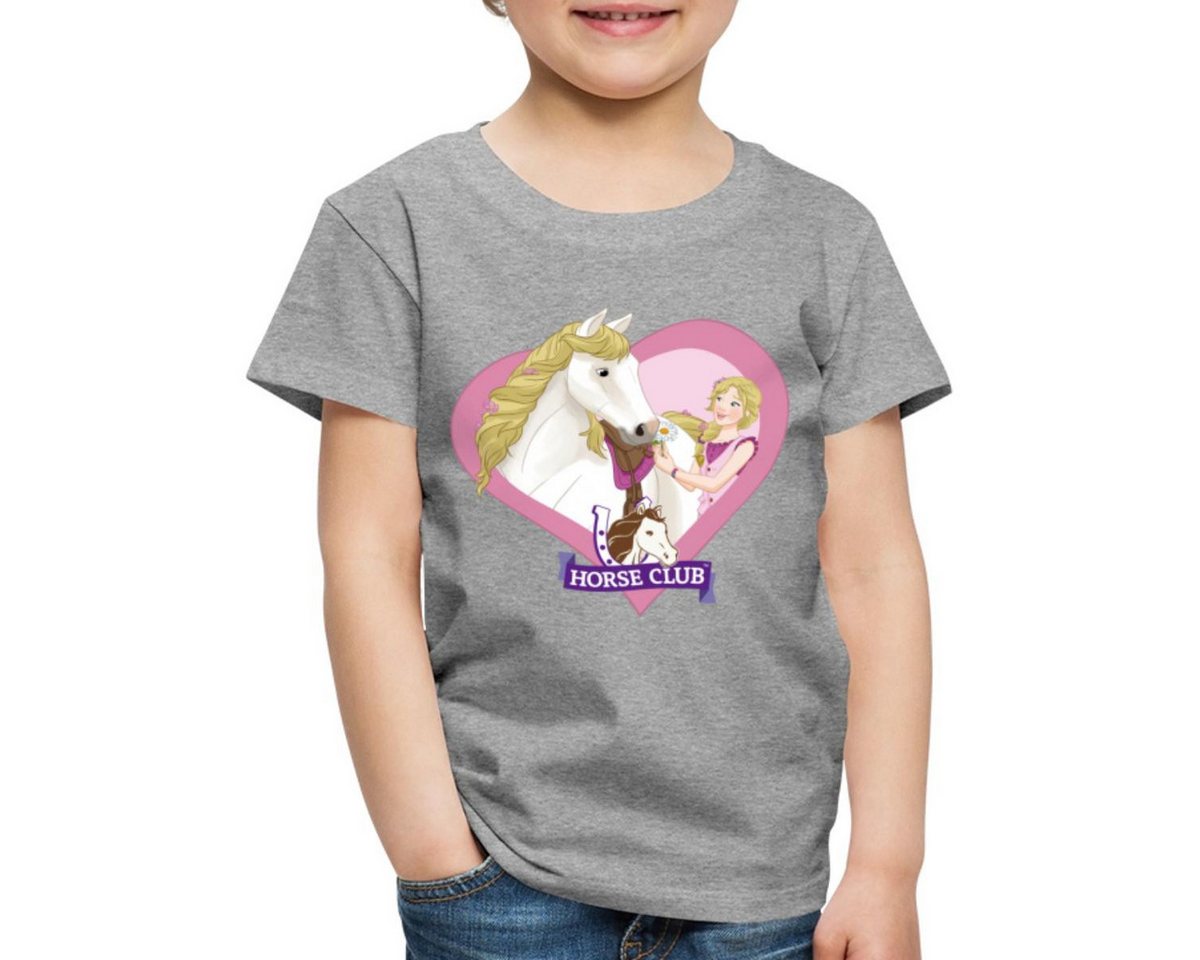 Spreadshirt T-Shirt Schleich Horse Club Sofia & Blossom Herzmotiv Kinder Premium T-Shirt (1-tlg) von Spreadshirt