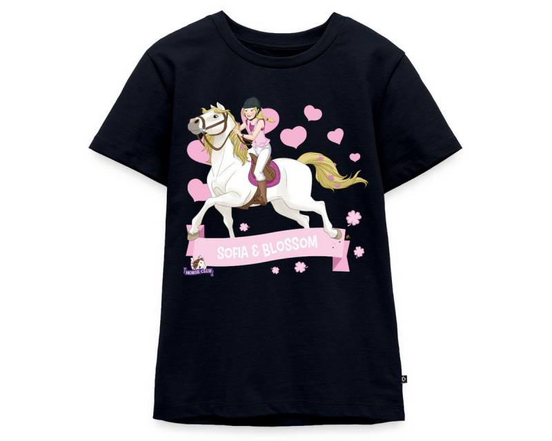 Spreadshirt T-Shirt Schleich Horse Club Sofia & Blossom reiten aus Teenager Premium T-Shir (1-tlg) von Spreadshirt