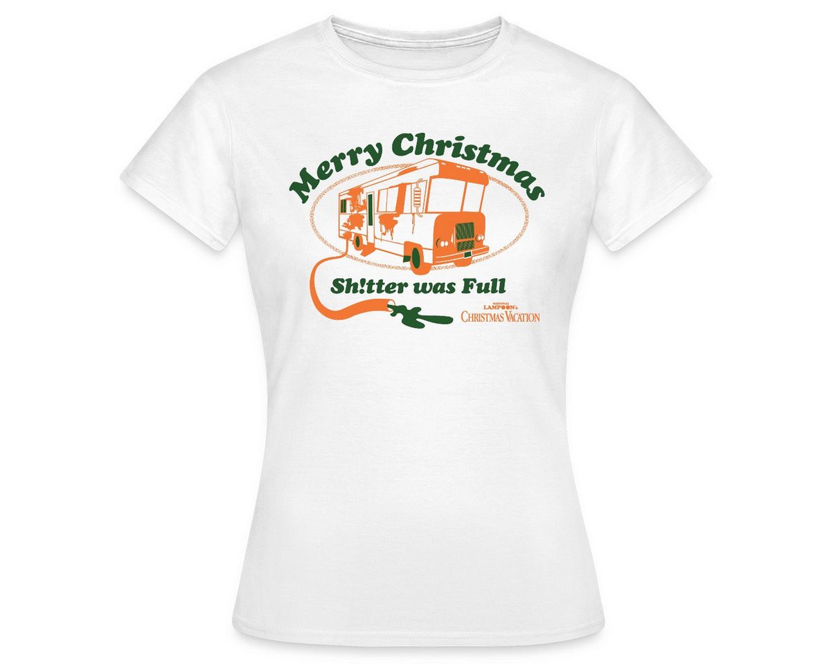 Spreadshirt T-Shirt Schöne Bescherung Shitter Was Full Witziges Design Frauen T-Shirt (1-tlg) von Spreadshirt