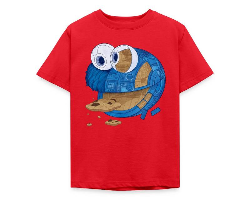 Spreadshirt T-Shirt Sesamstraße Krümelmonster Maschine Kinder T-Shirt (1-tlg) von Spreadshirt
