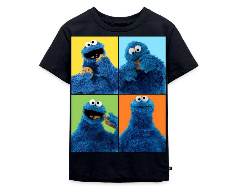 Spreadshirt T-Shirt Sesamstraße Krümelmonster Posen Kinder Premium T-Shirt (1-tlg) von Spreadshirt